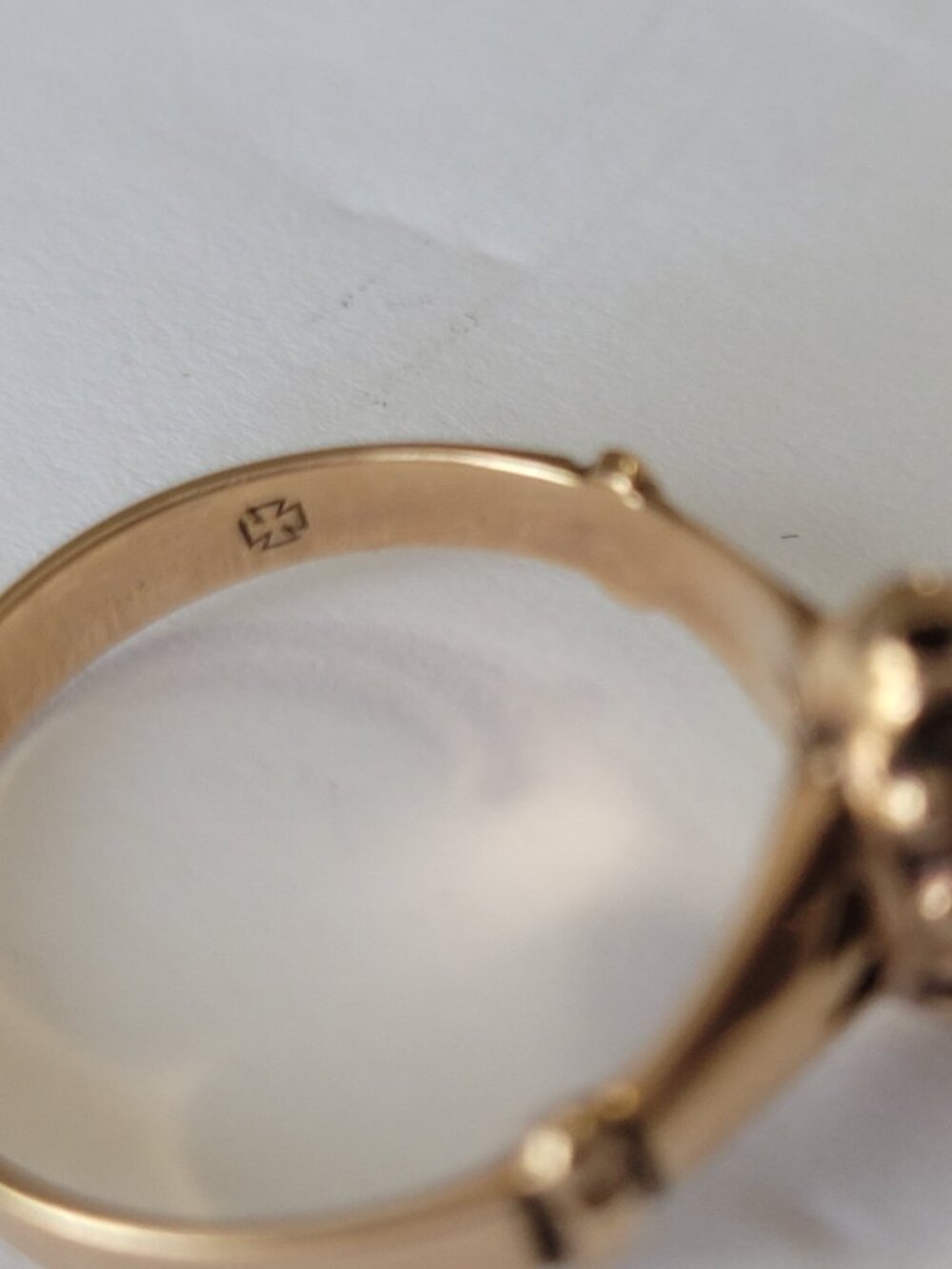 Opal Gold Antique Ring Seed Pearls Victorian October Birthstone 10k - Picture 15 of 16